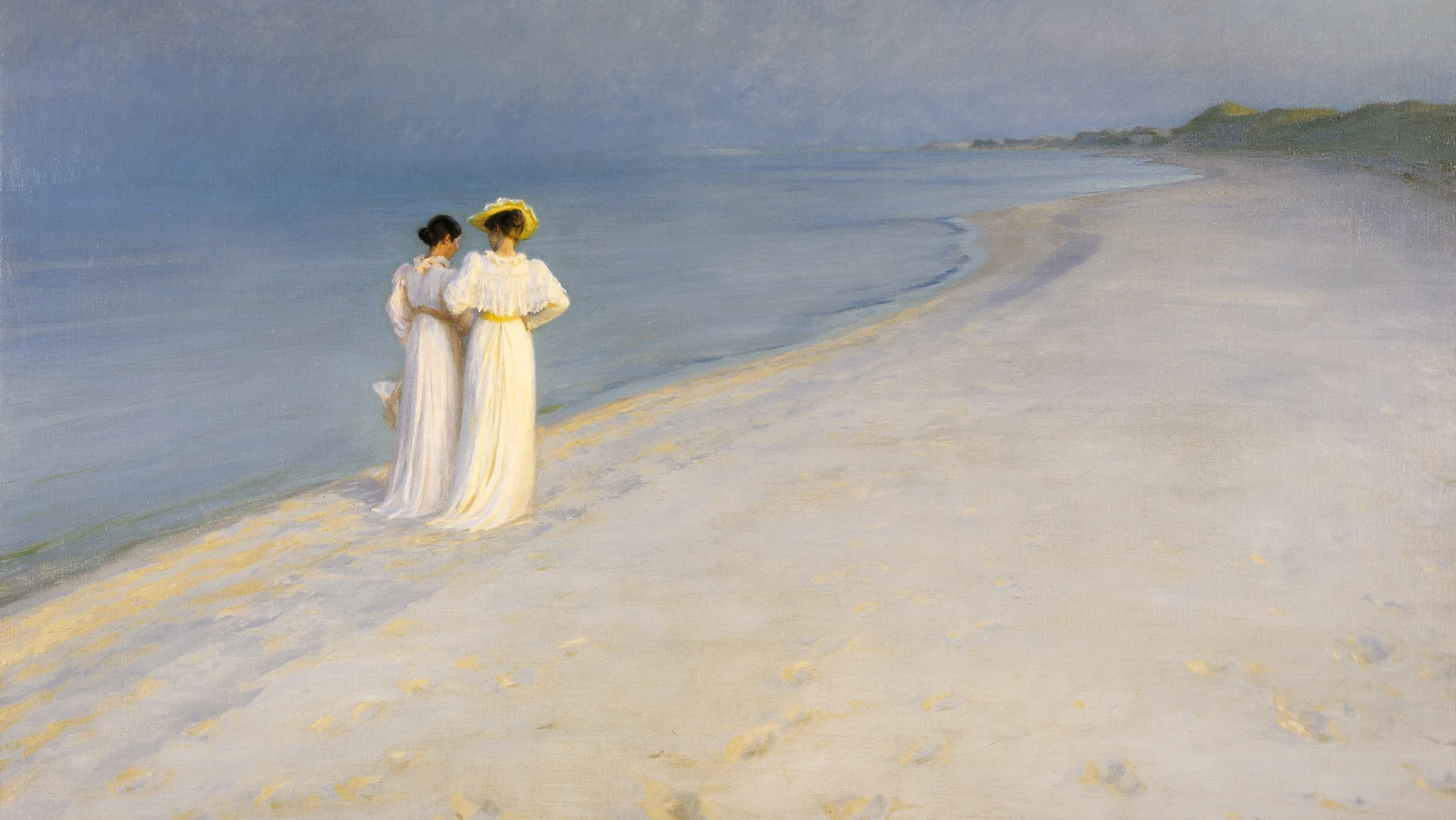 Summer Evening on Skagen's Southern Beach — Peder Severin Krøyer