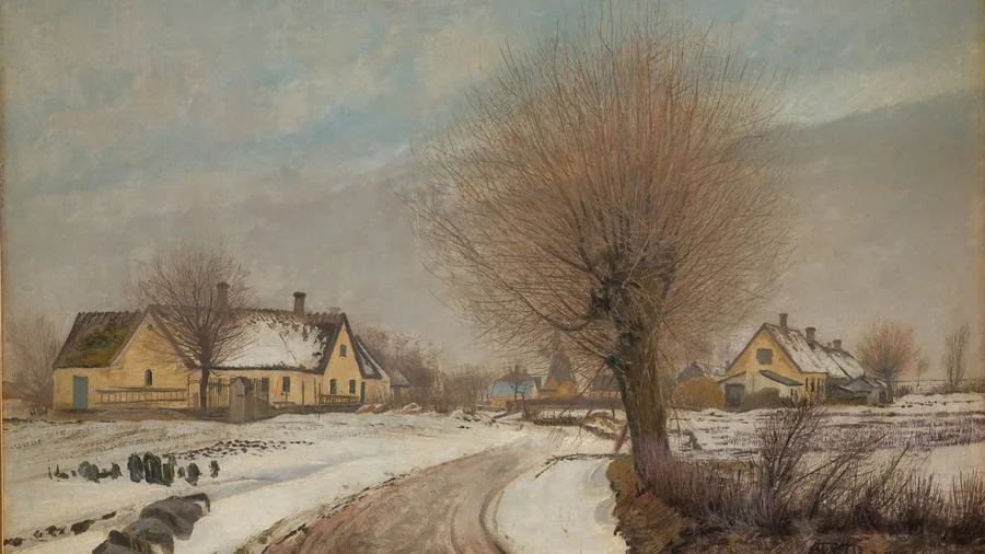 A Village in Winter, Ring, 1906