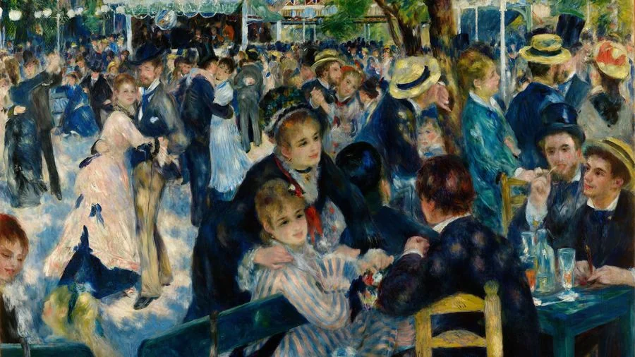 Dance at Le Moulin de la Galette, Renoir, 1876