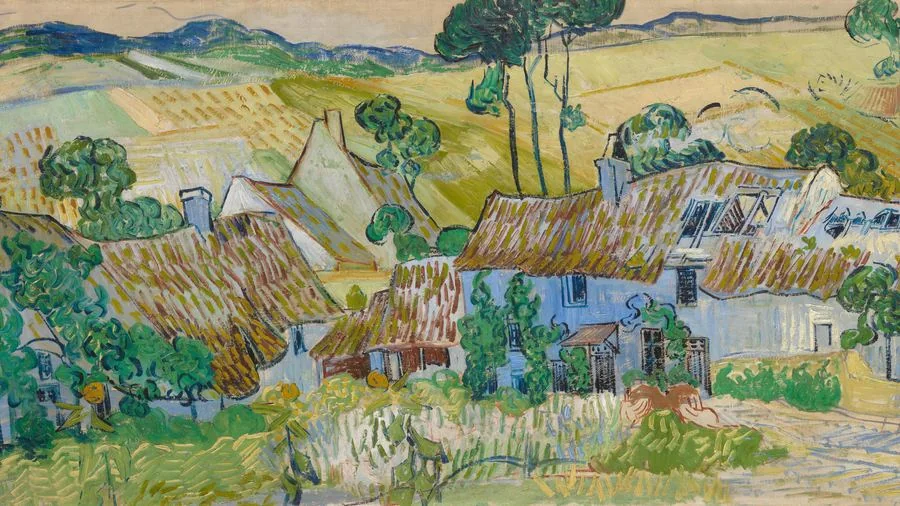 Farms near Auvers, van Gogh, 1890