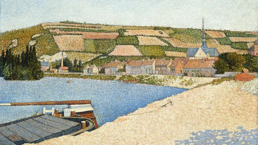 Les Andelys, Côte d'Aval, Signac, 1886