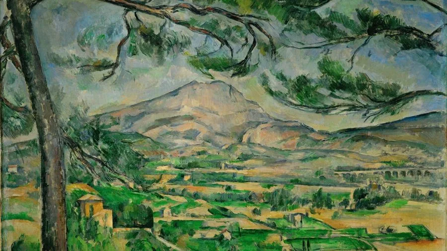 Mont Sainte-Victoire with a Large Pine, Cézanne, c. 1887