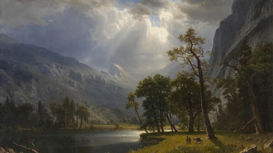 Mount Starr King, Yosemite, Bierstadt, 1866