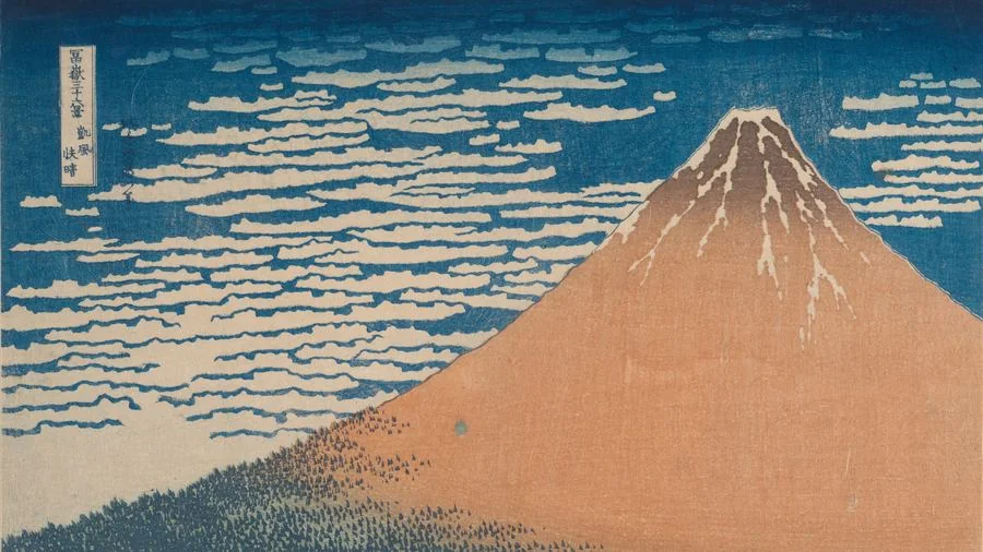 Red Fuji, Hokusai, c. 1830/33