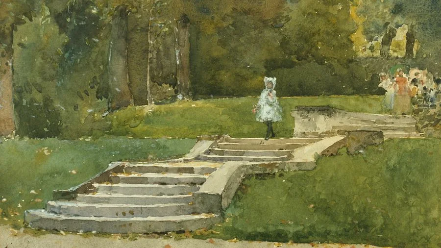 Saint-Cloud, Hassam, 1889