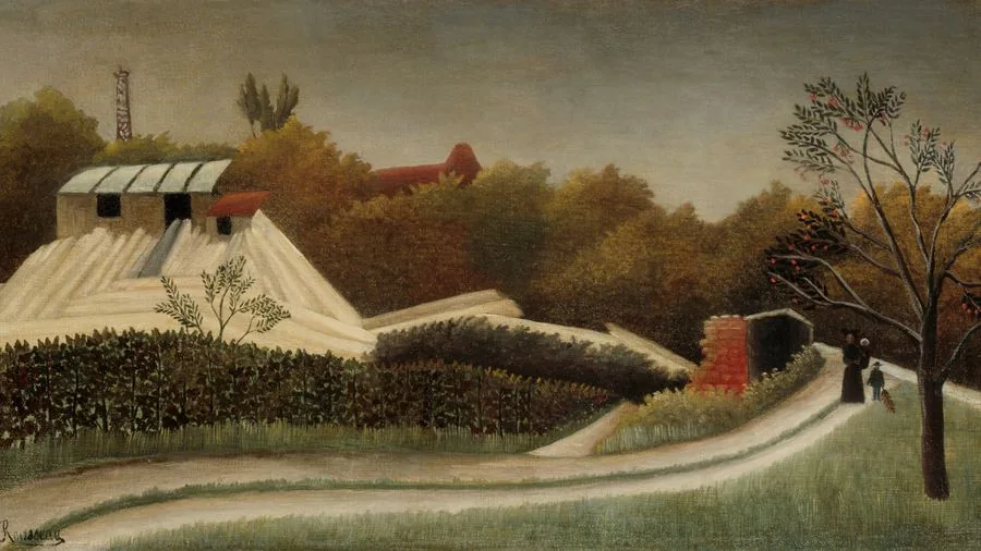 Sawmill, Outskirts of Paris, Rousseau, c. 1893/95