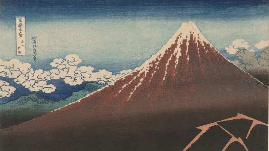 Shower Below the Summit, Hokusai, c. 1830/33
