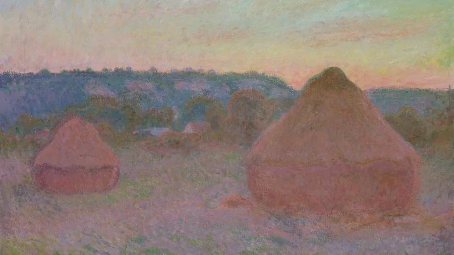 Stacks of Wheat (End of Day, Autumn), Monet, 1890–91