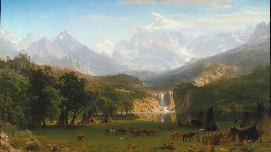 The Rocky Mountains, Lander's Peak, Bierstadt, 1863