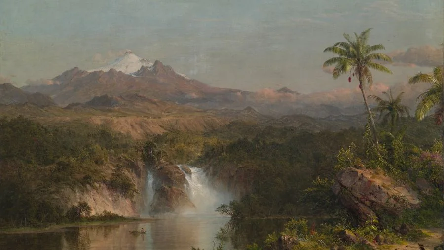View of Cotopaxi, Church, 1857