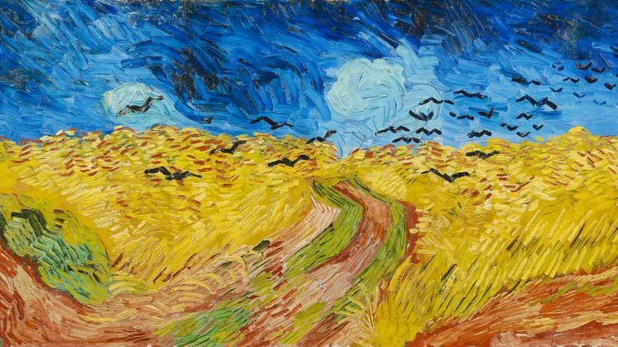 Wheatfield with Crows, van Gogh, 1890