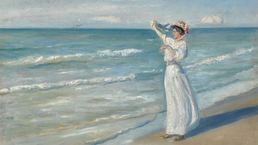 Woman on a Beach, Ancher, 1882–1927